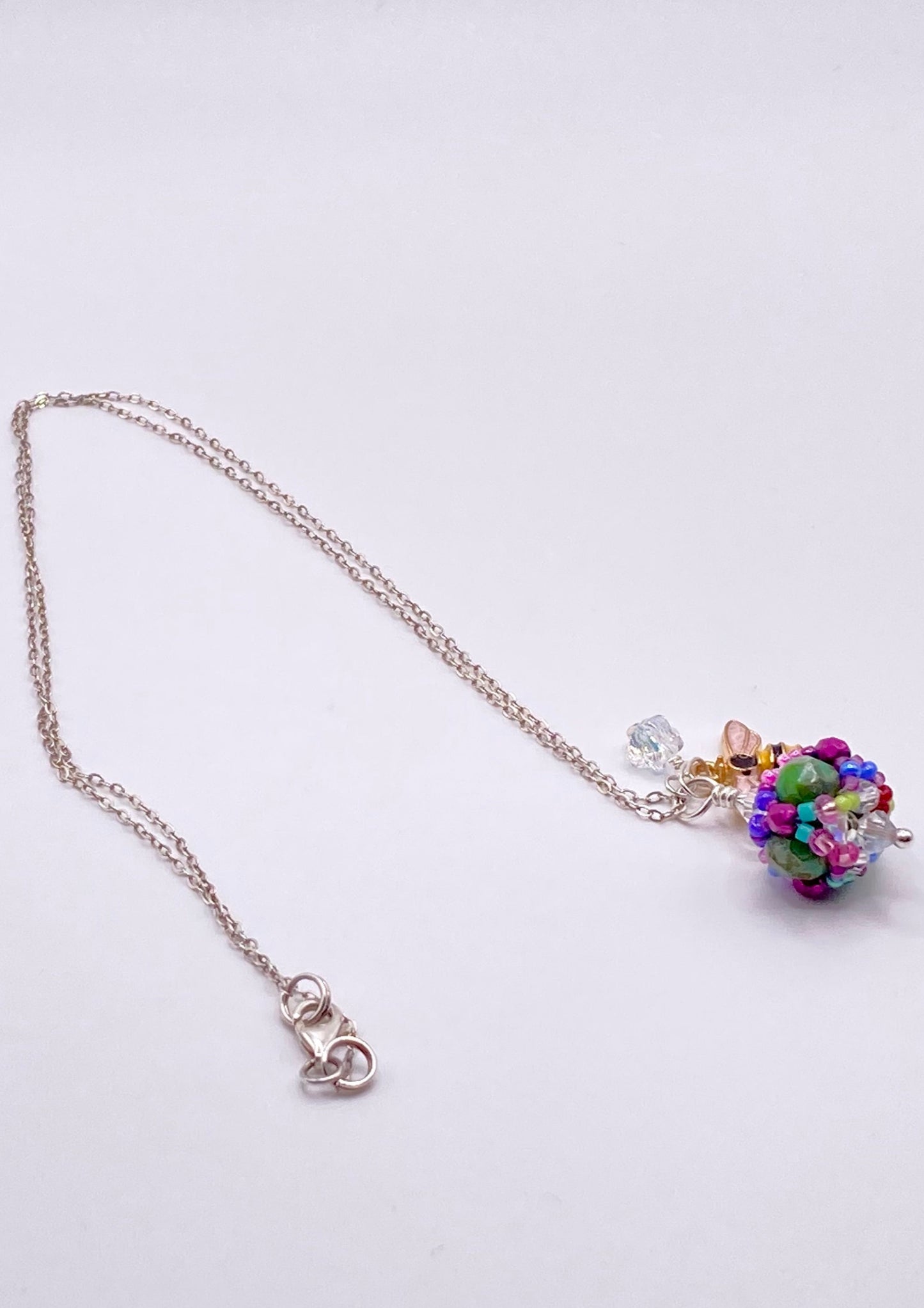Handcrafted Beaded Jewelry made by Mango Fish in Western MA inspired by the Bridge of Flowers in Shelbourne Falls