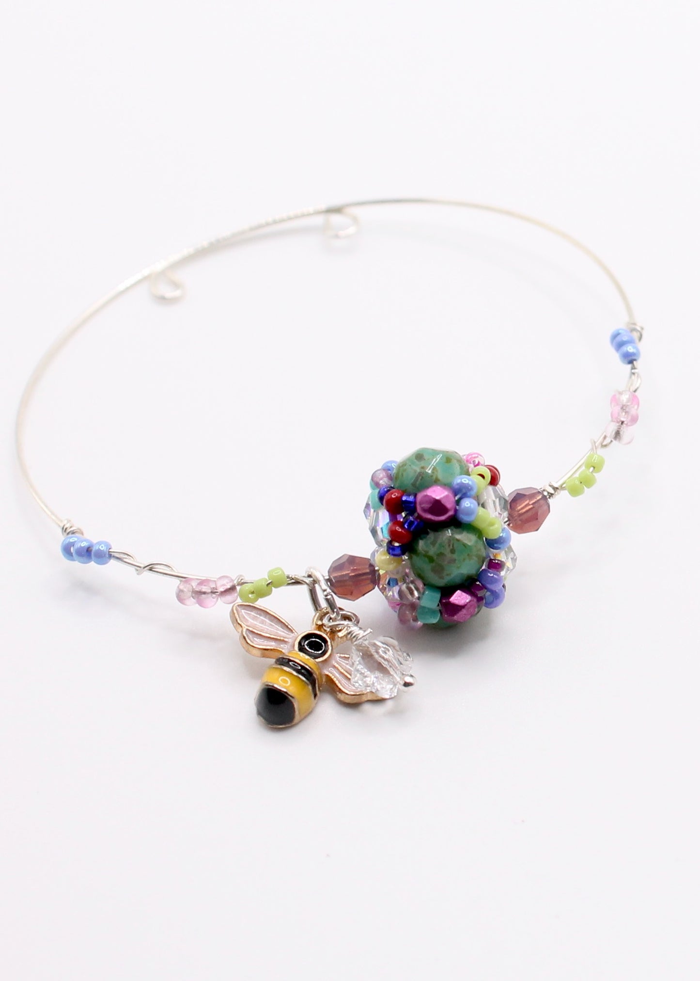 Bridge of Flowers Wire-Wrapped Bracelet