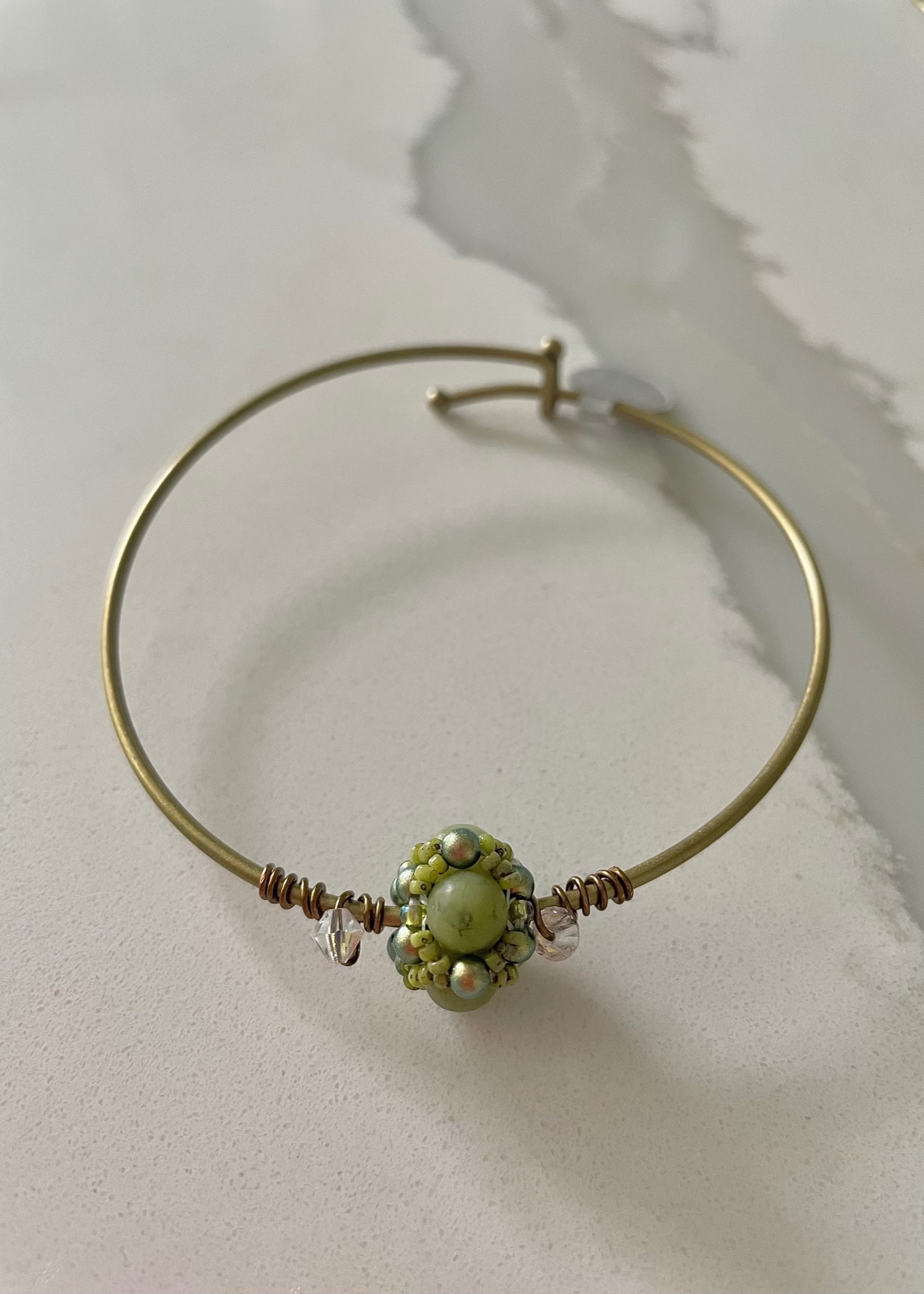 Hand beaded and Irish inspired Connemara Bracelet by Mango Fish Inc.