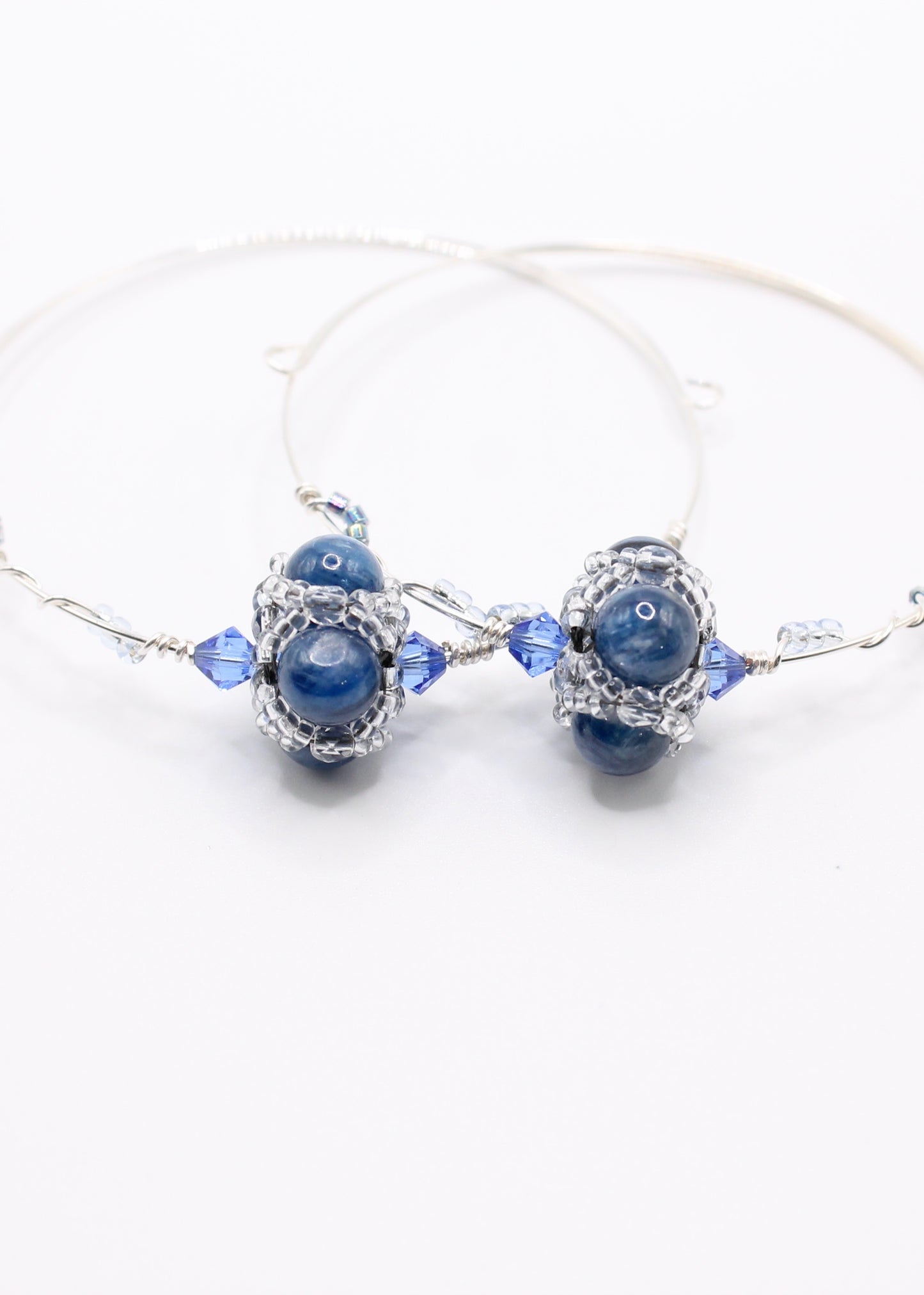 Kyanite Wire-Wrapped Bracelet
