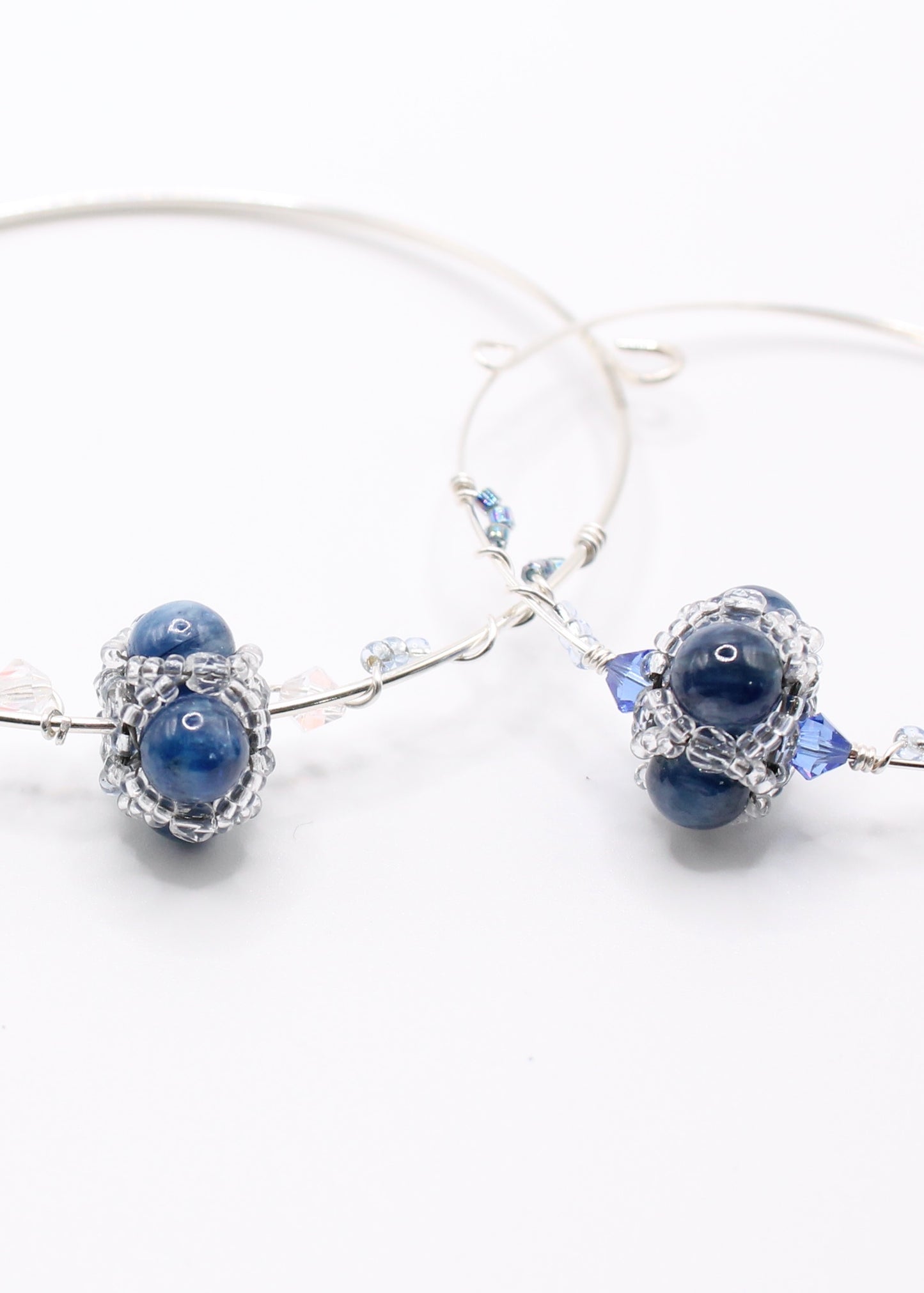 Kyanite Wire-Wrapped Bracelet