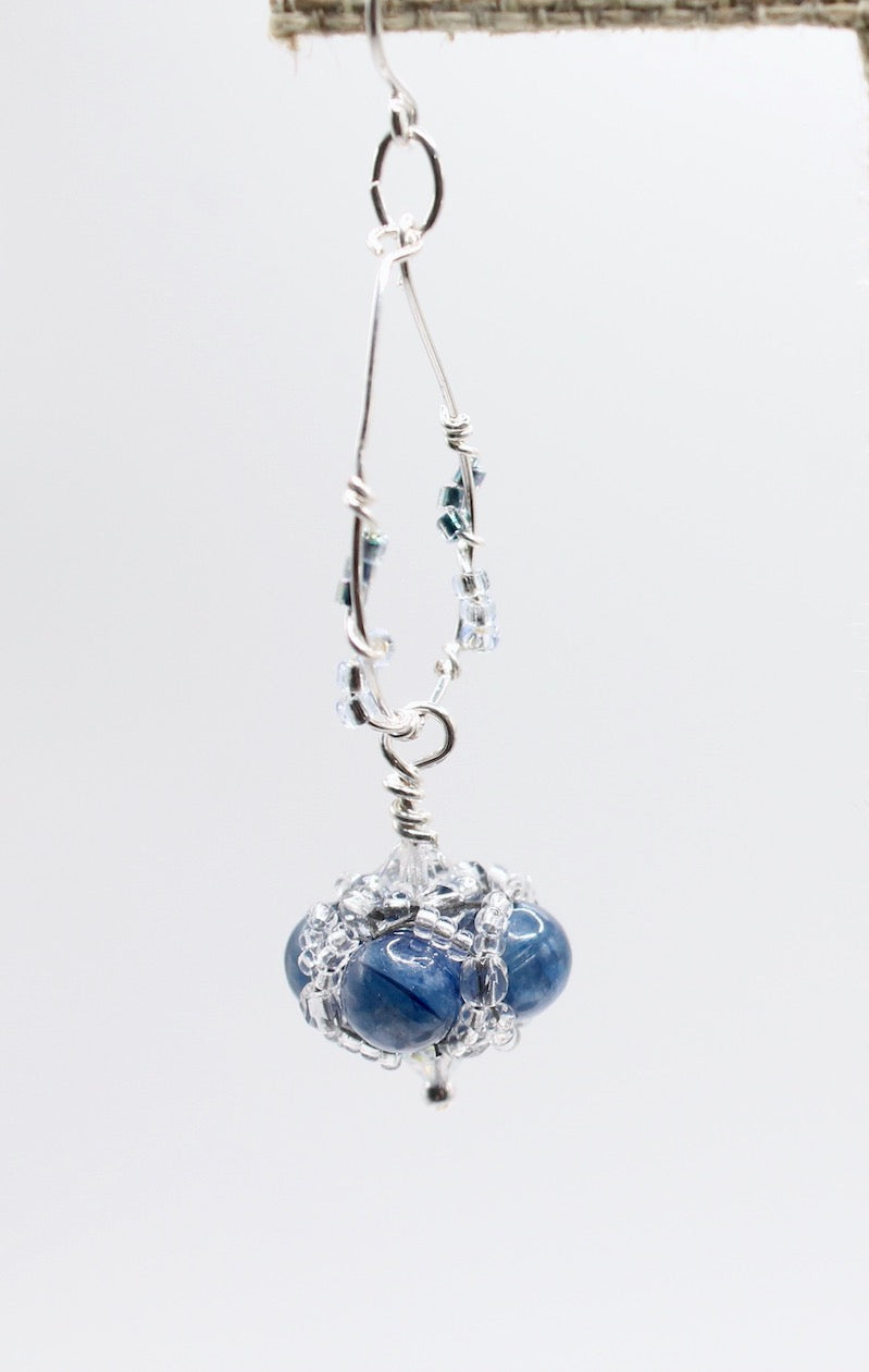Kyanite Teardrop Earrings