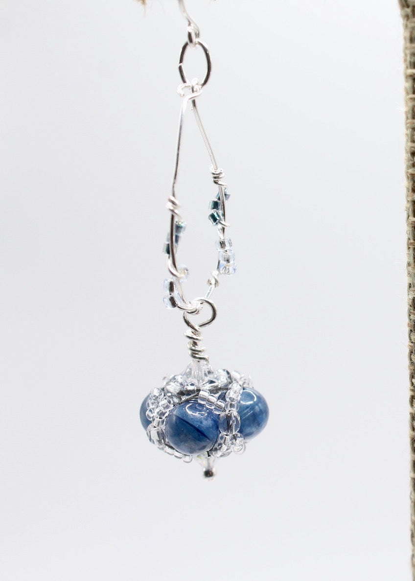 Kyanite Teardrop Earrings