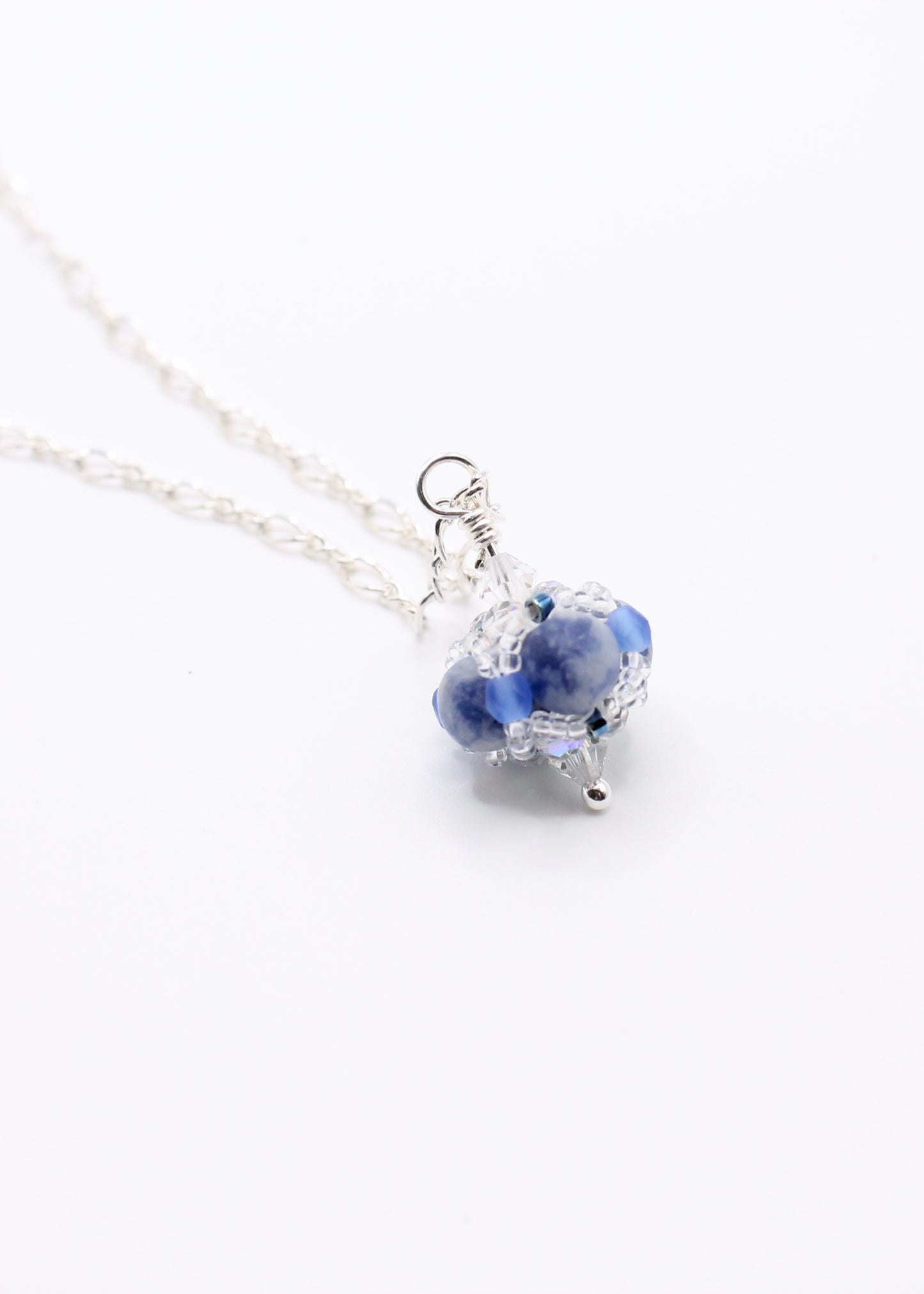 Sodalite Sterling Silver Necklace