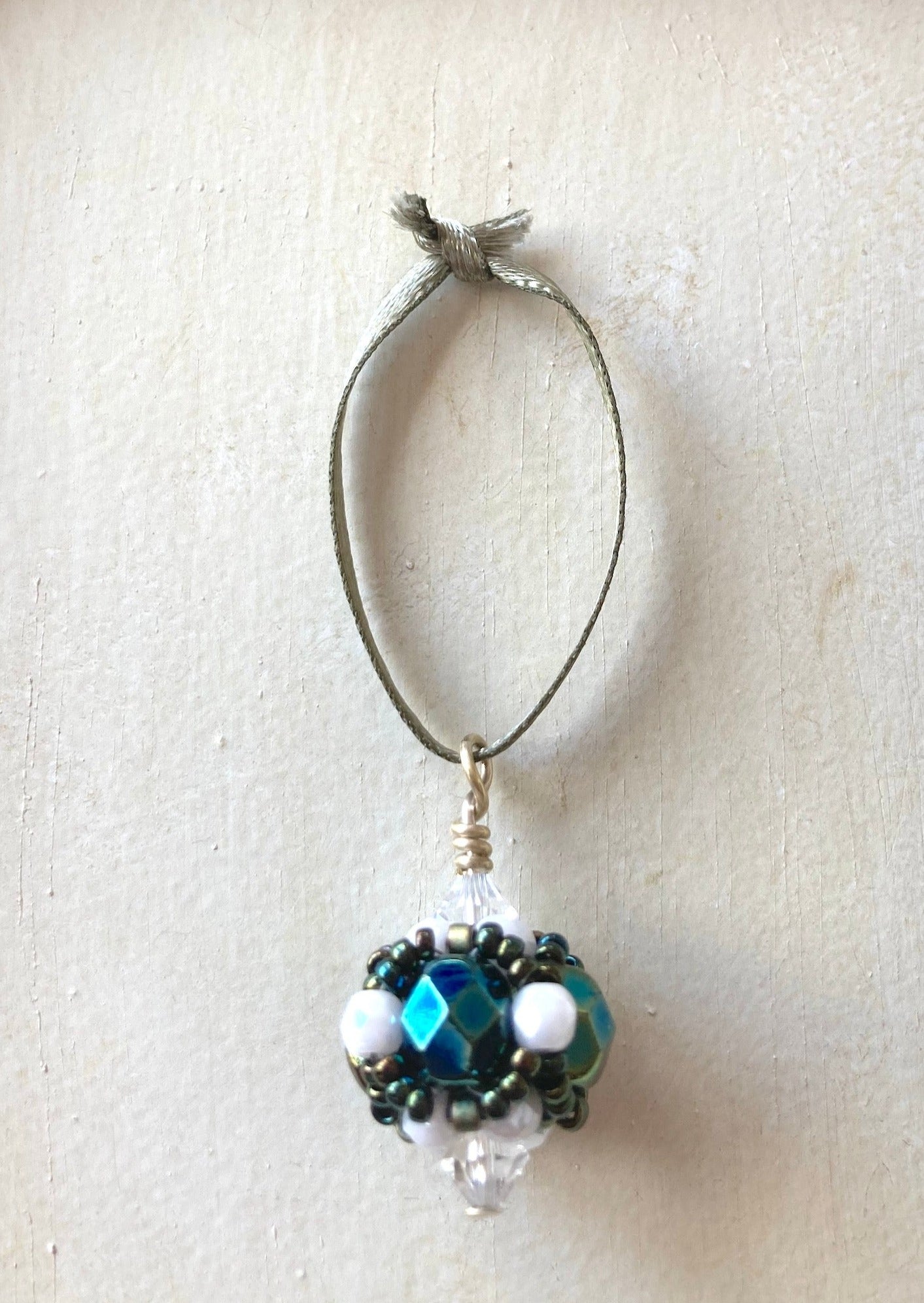 Deerfield Academy - Graduation Cap Beaded Tassel Charm