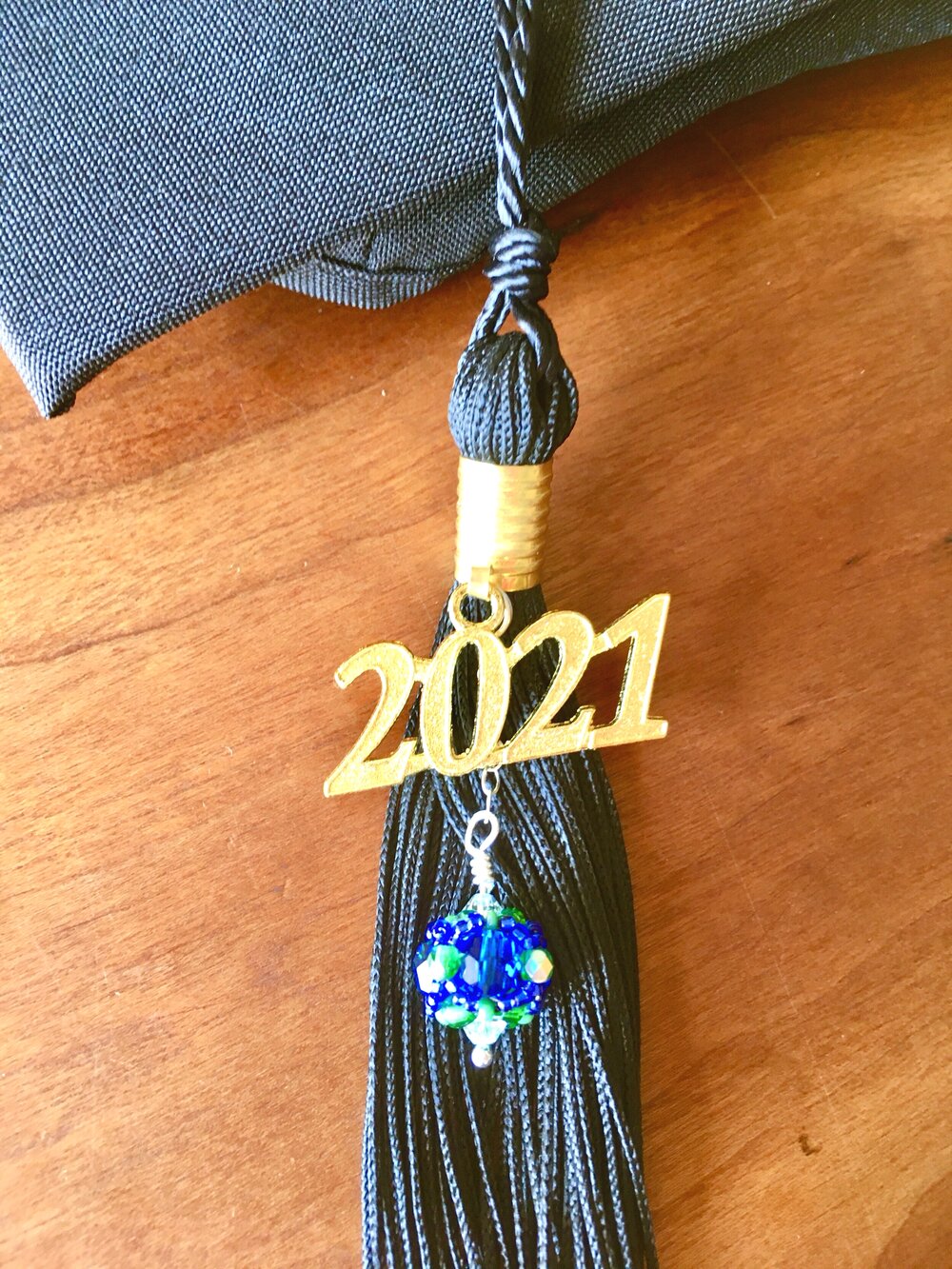 Williston Northampton School - Graduation Cap Beaded Tassel Charm