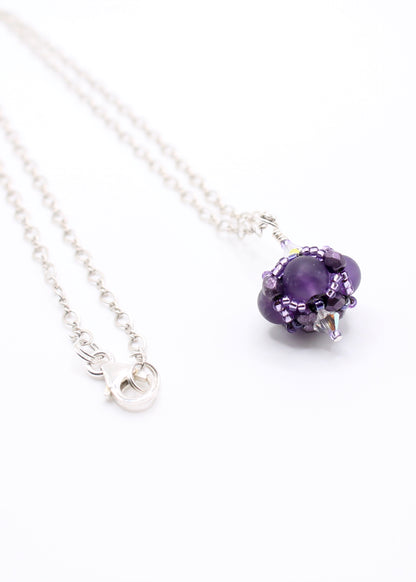 Amethyst Sterling Silver Necklace
