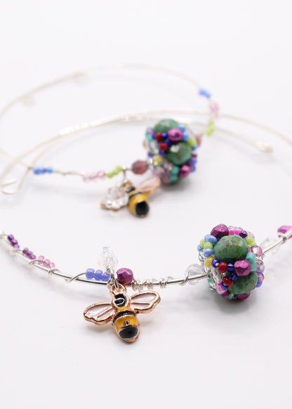 Bridge of Flowers Wire-Wrapped Bracelet