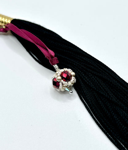 Indiana University at Bloomington -- Graduation Cap Beaded Tassel Charm
