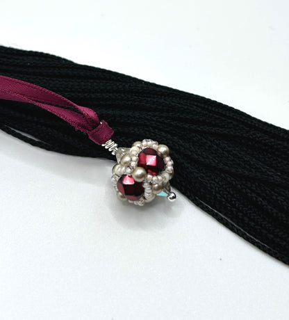 Indiana University at Bloomington -- Graduation Cap Beaded Tassel Charm