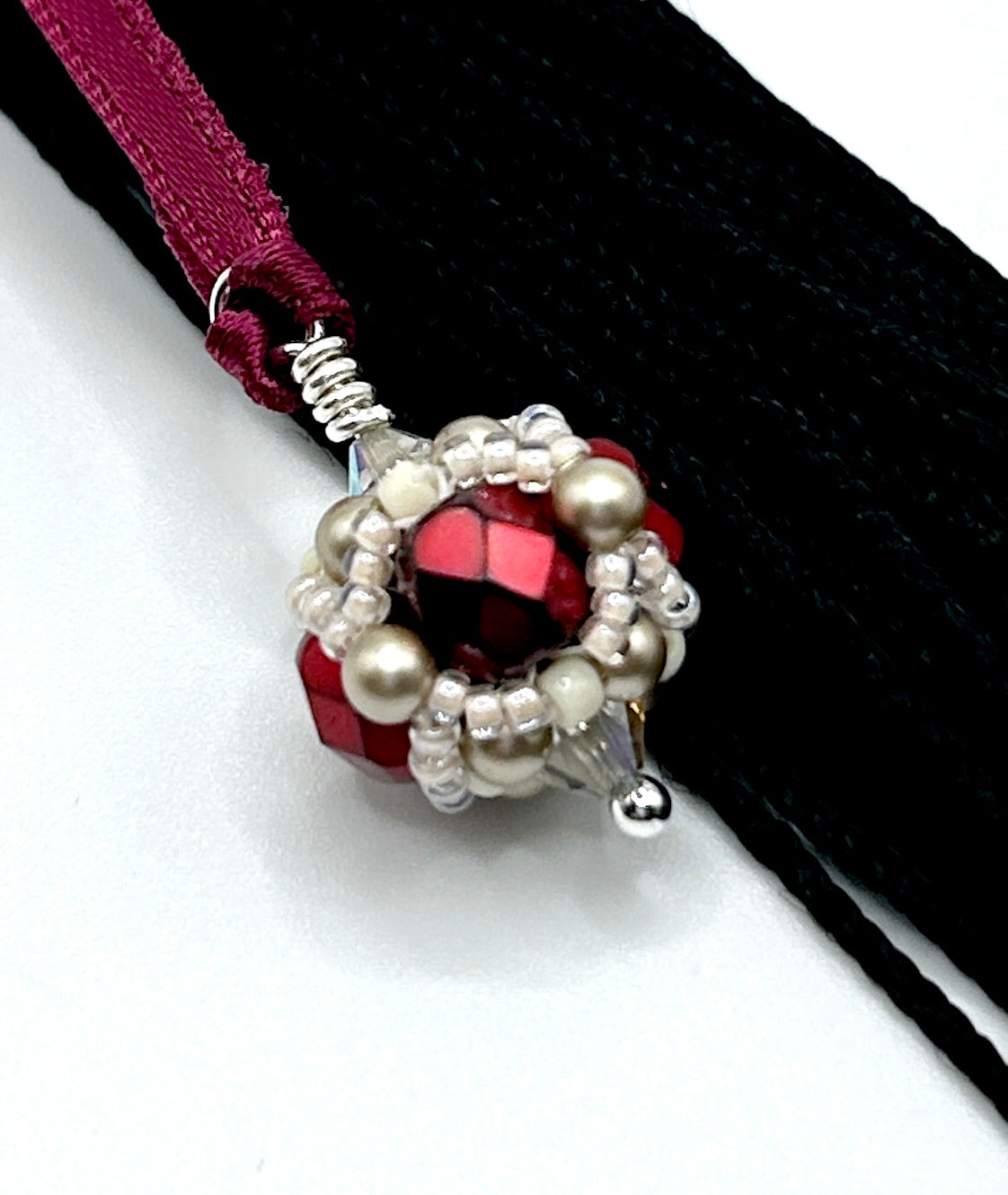 Indiana University at Bloomington -- Graduation Cap Beaded Tassel Charm