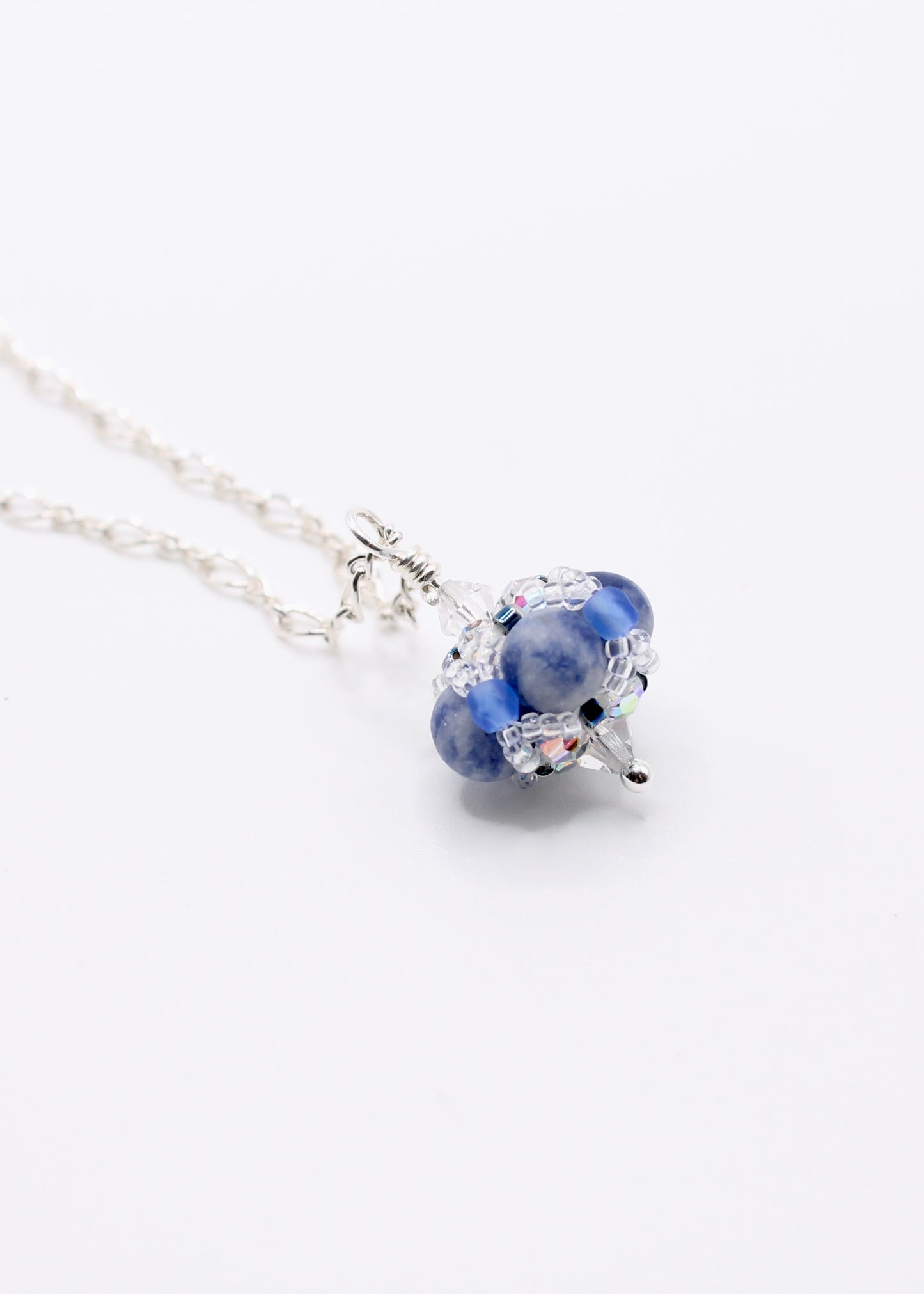 Sodalite Sterling Silver Necklace