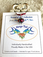 Load image into Gallery viewer, Harvard University Gifts -- Handcrafted Crystal &amp; Glass Tassel Charm
