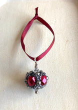 Load image into Gallery viewer, Harvard University Gifts -- Handcrafted Crystal &amp; Glass Tassel Charm
