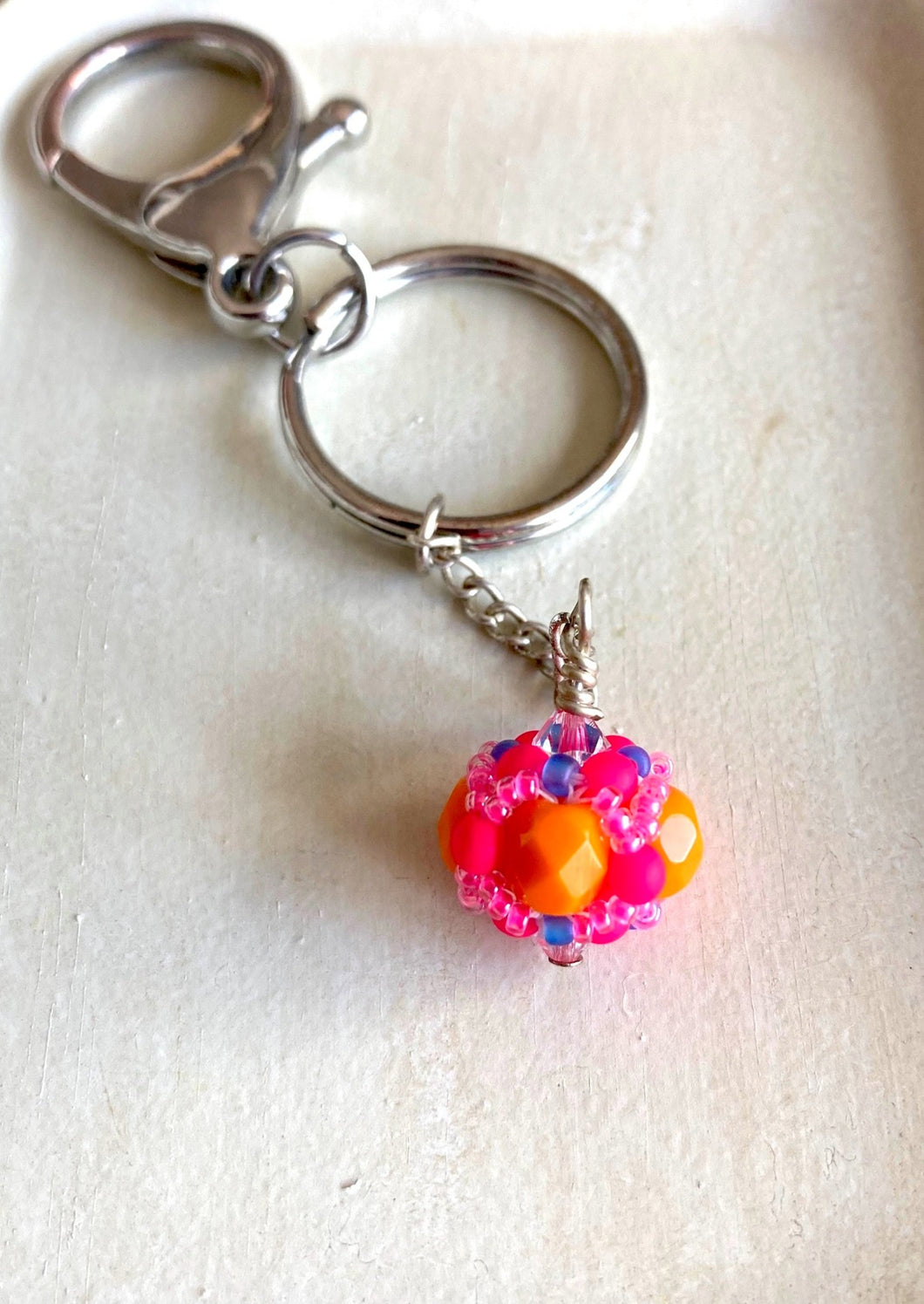 Rhode Island School of Design Gifts -- Handcrafted Crystal & Glass Proud of U.™  Key Chain